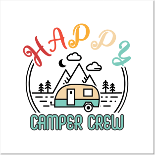 Happy Camper Crew Posters and Art